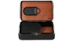 умидор Angelo Travel Diamond PU black with cutter 5 cig