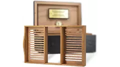 умидор ADORINI Black Slate Grande deluxe 150 cig