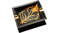 пепелник SIGLO Leaf black and gold 2 cig