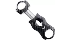 резачка Angelo v-cut black carbon plastic, ring 60