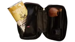 калъф за лула Angelo leather brown 2 pipes