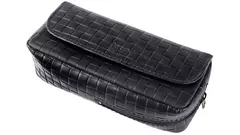 калъф за лула Angelo Cow Leather Black 1 pipe