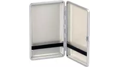 табакера Black leather look chrome frame asst. 14 cig 100mm