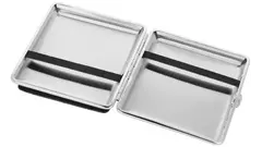 табакера Angelo PU Black with card holder 85mm/18pce