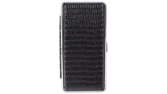 cigarette case Croco Black PVC 120mm/12pce