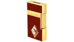 запалка S.T.DUPONT ROMEO Y JULIETA BIGGY red and gold