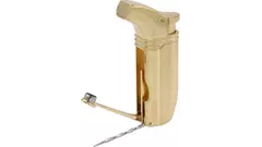 запалка ADORINI Puroso double jet real gold plated punch