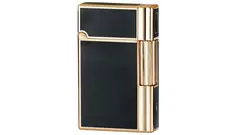 lighter Eurojet Gender soft flame black and gold