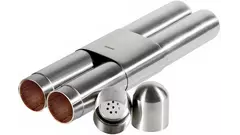 овлажнителен тубус ADORINI satin steel with cedar lining for 2 cigars