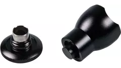 поставка за пури Passatore metal black with punch