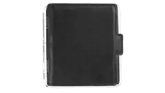 табакера Angelo PU Black with card holder 85mm/18pce