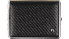 табакера VH Leather carbon black chrome 18 cig 100 mm