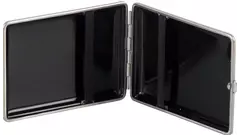 табакера VH Leather carbon black chrome 18 cig 100 mm