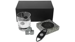 под. к-т Cigar Smokers Set No.1 ashtray + glass + cutter