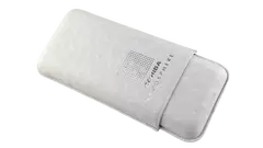 пурера COHIBA ATMOSPHERE ostrich leather white and gold 3 cig