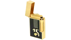 запалка S.T.DUPONT LI LGD CLING BEHIKE blk and gold