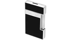 запалка S.T.DUPONT SLIMMY BLACK LACQUER SILVER