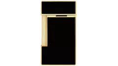 запалка S.T.DUPONT SLIMMY BLACK LACQUER GOLDEN