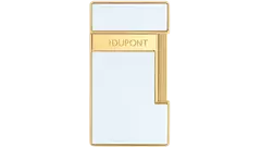 запалка S.T.DUPONT SLIMMY WHITE LACQUER GOLDEN