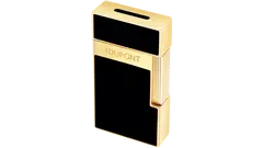 запалка S.T.DUPONT BIGGY BLACK LACQUER GOLDEN