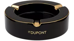 ashtray S.T.DUPONT XL black and golden
