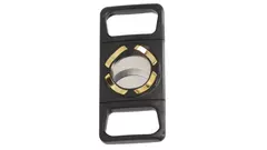 cutter Angelo Ring 51, black and gold-colored with rack