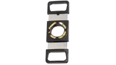 cutter Angelo Ring 51, black and gold-colored with rack