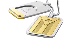 резачка медальон Les Fines Lames Le Tag T100 Flag Cuba Gold