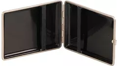 табакера VH Leather black nickel 18 cig 100 mm