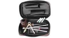 под. к-т за лула Angelo straight pipe and brown case