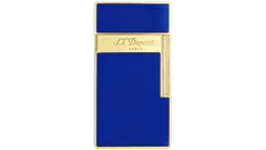 lighter S.T.DUPONT Biggy blue laquer and golden