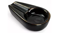 ashtray Cigar black ceramic 1 cigar