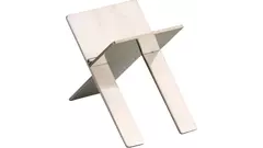 поставка за пури Cigar stand XL metal chrome 7x4 cm