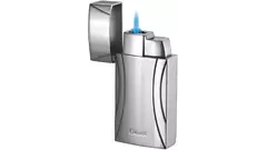 запалка Caseti 1xJet Chrome Stripes with Cutter