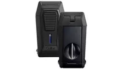 запалка Colibri QUANTUM Black III flame jet +V cutter