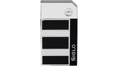 запалка SIGLO High Altitude obsidian and chrome jet+punch