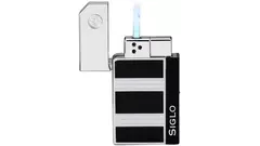 запалка SIGLO High Altitude obsidian and chrome jet+punch