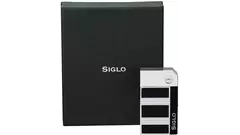 запалка SIGLO High Altitude obsidian and chrome jet+punch