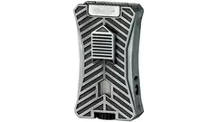 запалка Winjet Premium silver/ black 2xJet+Punch+cigar rack