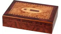 умидор Travel burl wood finish, 10 пури