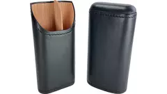 cigar case ADORINI leather black 2-3 cig