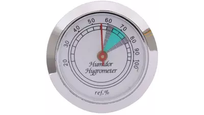 hygrometer Chrome and White