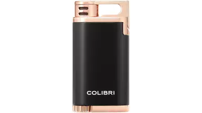 lighter Colibri BELMONT black + rose gold