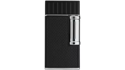 lighter Colibri JULIUS Black and Chrome