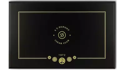 humidor S.T.DUPONT Cigar club matte black 100 cigars