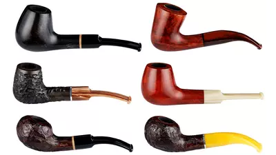 лула Angelo Pipe mixed colorful moutpiece