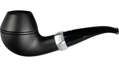 pipe Vauen Tuerca black smooth bent