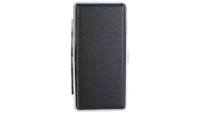 cigarette case PVC black 120mm 12pcs