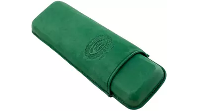 cigar case Hoyo de Monterrey green 2 cig