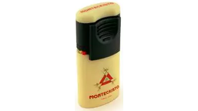 lighter MONTECRISTO Torch plastic black button